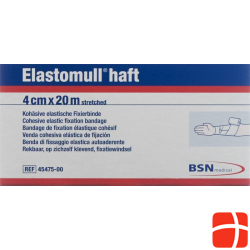 Elastomull Haft Gazebinde Weiss 20mx4cm Rolle