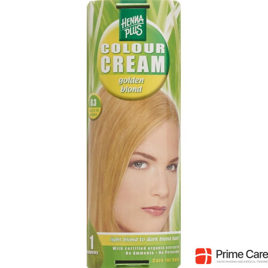 Henna Plus Colour Cream 8.3 Gold Blond 60g buy online