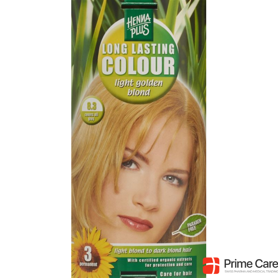 Henna Plus Long Last Color 8.3 Golden Blonde buy online