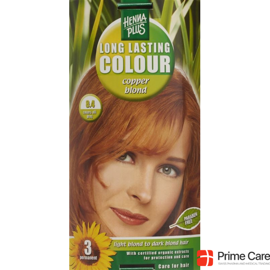 Henna Plus Long Last Color 8.4 Golden Copper Blonde buy online