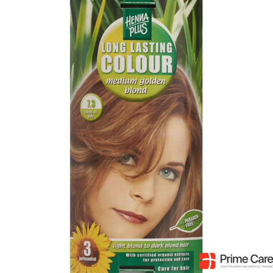 Henna Plus Long Last Color 7.3 Medium Golden Blonde buy online
