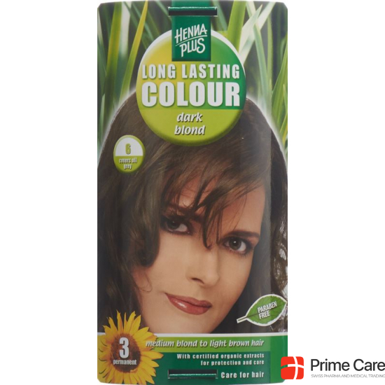 Henna Plus Long Last Color 6 Dark Blonde buy online