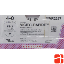 Vicryl Rapid 75cm Ungefaerbt 4-0 Fs-2 36 Stück