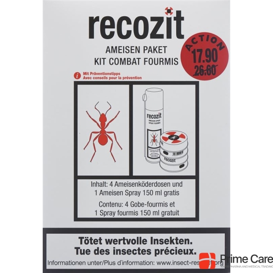 Recozit Ameisenpaket Akt mit Gratis Spray buy online