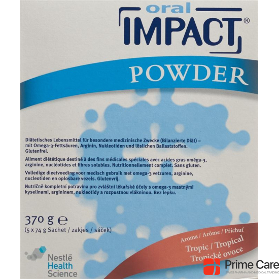 Impact Oral Immunonutrition Pulver Tropic 5 Beutel 74g buy online