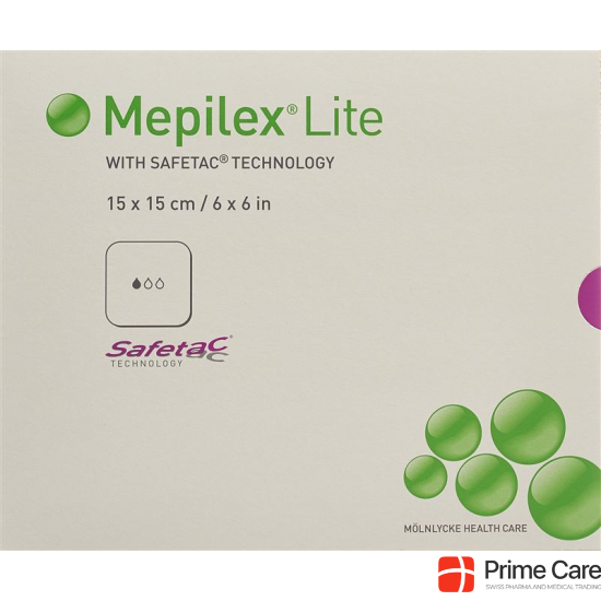 Mepilex Lite Absorptionsverb 15x15cm Silik 5 Stück buy online