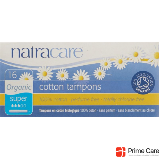 Natracare Tampons Super mit Applikator 16 Stück buy online