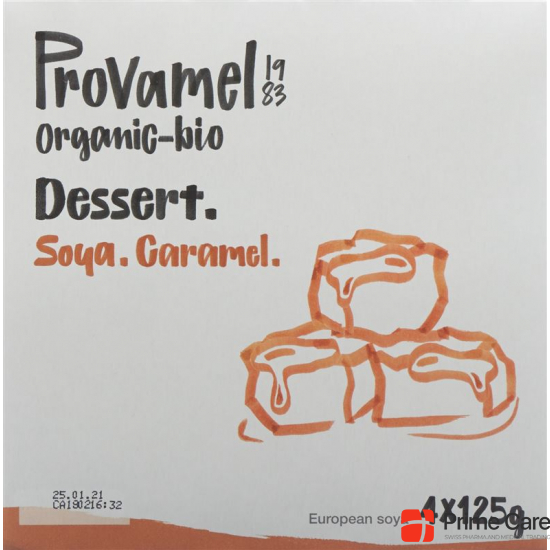 Provamel Bio Soja Dessert Caramel 4x 125g buy online