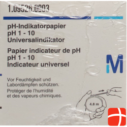 Merck Universal Indikator Papier Rolle pH 1-10 3 Stück