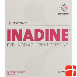 Let’s Protect Inadine Wundauflage 9.5x9.5cm 10 Beutel