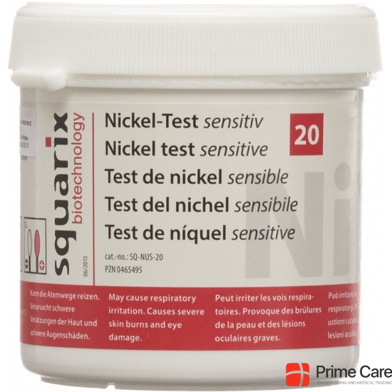 Nickel Test Sensitiv Teomed 20 tests buy online