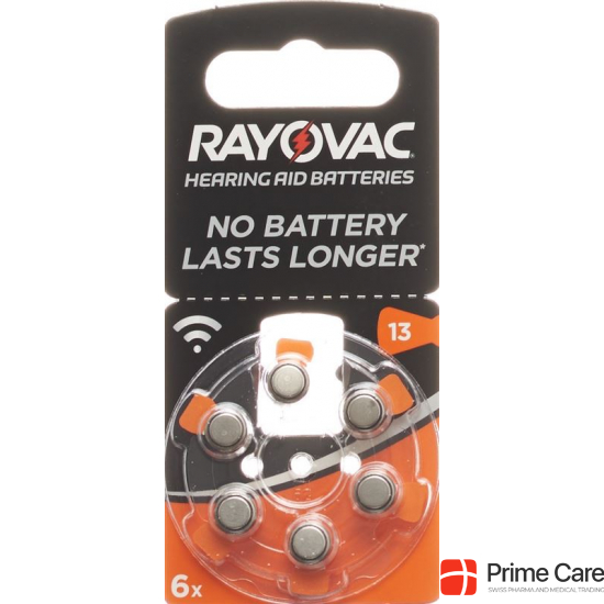 Rayovac Batterie Hörgeräte 1.4V V13 6 Stück buy online