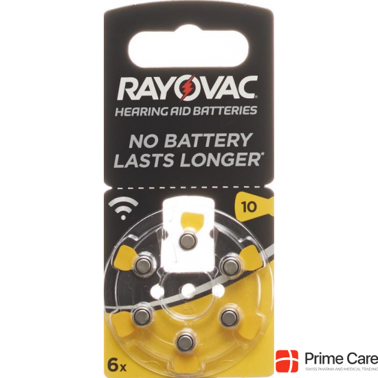 Rayovac Batterie Hörgeräte 1.4v V10 6 Stück buy online