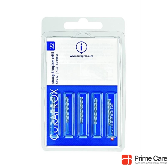 Curaprox CPS 22 Implant Brushes Blue 5 pieces buy online