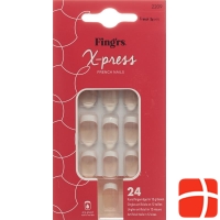 Fingrs Fake Nails Pre Glued French Spirit