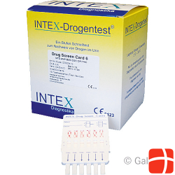 Intex Drogentest Drug Screen Card 6 10 Stück