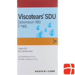 Viscotears SDU Augengel 30x0.6g