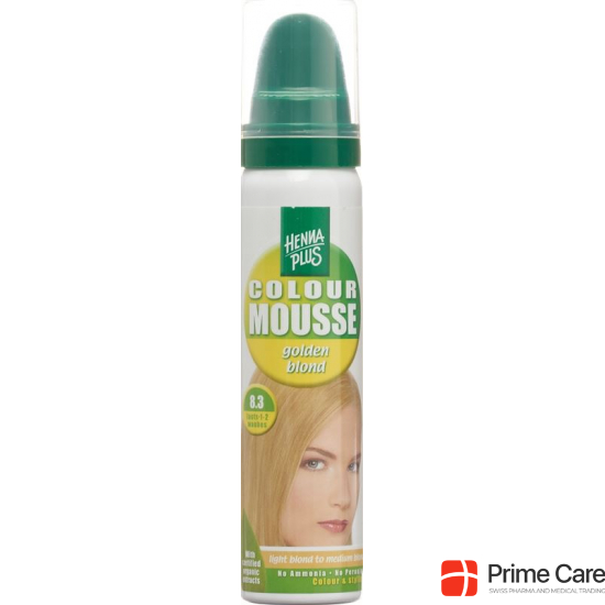 Henna Plus Colour Mousse Golden Blond 8.3 75ml buy online