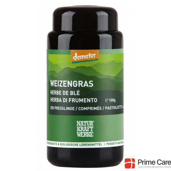 Naturkraftwerke Weizengras Tabletten Demeter 250 Stück buy online