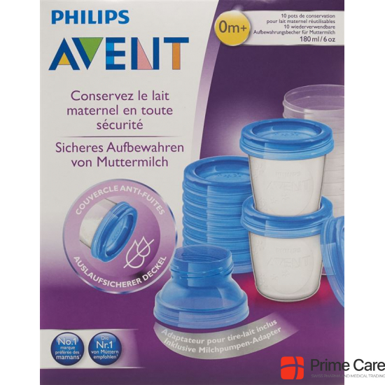 Avent Philips Via Muttermilch Becher 10 Stück buy online