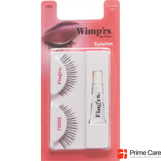 Fingrs Echthaar Wimpern Schwarz 005 2 Stück buy online