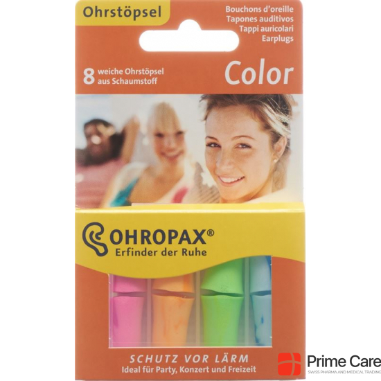 Ohropax Color Hearing protectors made of foam 8 pieces buy online
