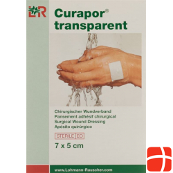 Curapor Wundverband 7x5cm Transparent 5 Beutel