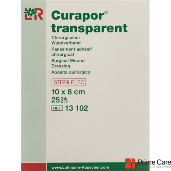 Curapor Wundverband 8x10cm Transparent 25 Beutel buy online