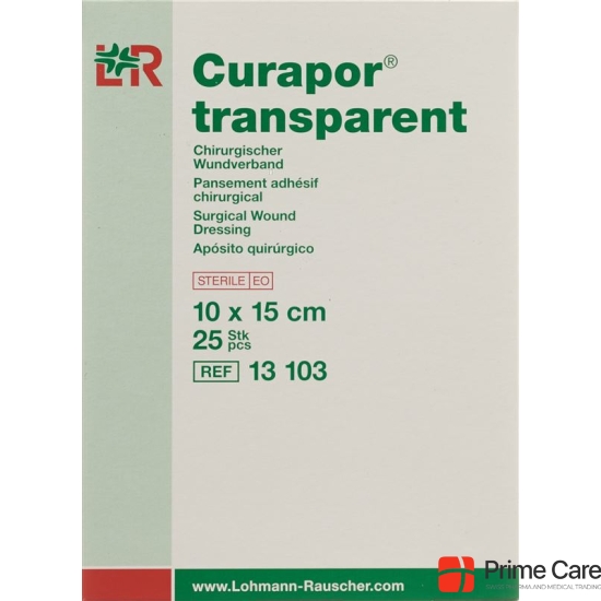 Curapor Wundverband 10x15cm Transparent 25 Beutel buy online