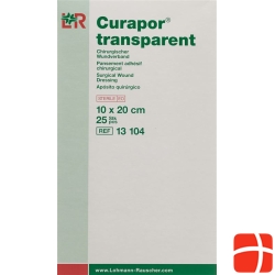 Curapor Wundverband 10x20cm Transparent 25 Beutel