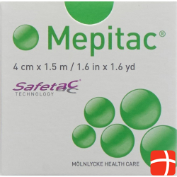 Mepitac Safetac fixation bandage 1.5mx4cm silicone