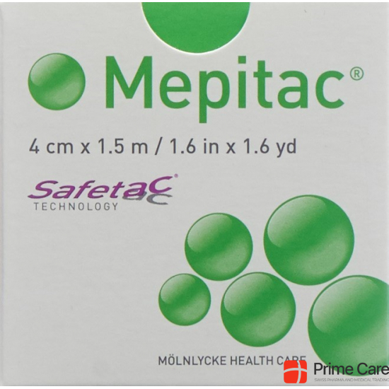 Mepitac Safetac fixation bandage 1.5mx4cm silicone buy online