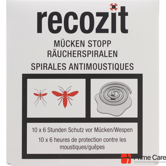 Recozit Mücken Stopp Räucherspirale 5x 2 Stück buy online