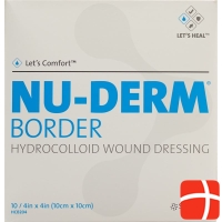 Let’s Comfort Nu-Derm Border Hydrokolloidverband 10x10cm 10 Stück