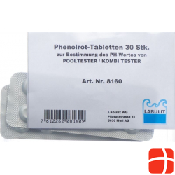 Labulit Pooltester Ersatztablette Phenolrot 30 Stück