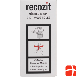 Recozit mosquito stop plug with liquid