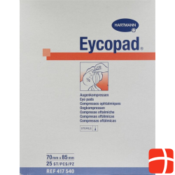 Eycopad Augenkompressen 70x85mm Steril 25 Stück
