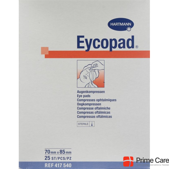 Eycopad Augenkompressen 70x85mm Steril 25 Stück buy online