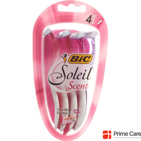 Bic Soleil Scent Frauenrasierer Dreiklingen 4 Stück buy online