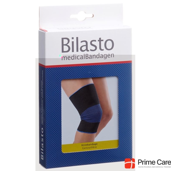 Bilasto Knee bandage size S Black/ Blue buy online