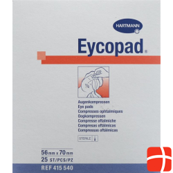 Eycopad Augenkompressen 70x56mm Steril 25 Stück