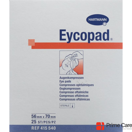 Eycopad Augenkompressen 70x56mm Steril 25 Stück buy online