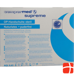 Sempermed Supreme surgical gloves 6 sterile 50 pairs