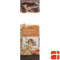 Biofarm Dinkel Hafermüesli Knospe Beutel 500g