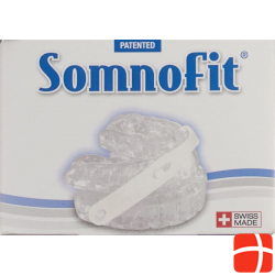 Somnofit jaw orthosis for snoring and apnea