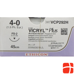 Vicryl Plus 45cm Ungefaerbt 4-0 Fs-2s 36 Stück