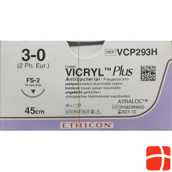 Vicryl Plus 45cm Ungefaerbt 3-0 Fs-2 36 Stück