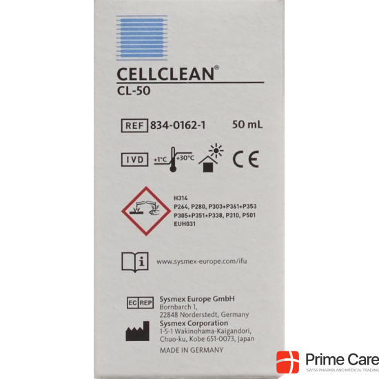 Cellclean Reinigungslösung für Sysmex Cl-50 50ml buy online