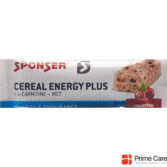 Sponser Energy Plus Bar Cranberry 40g buy online