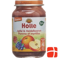 Holle Apple & Blueberries from the 4 month Organic 190g